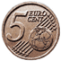 5 cent coin (front)