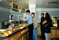 A typical German university refectory