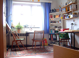 A room in German halls of residence