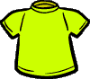 Ein grünes T-Shirt